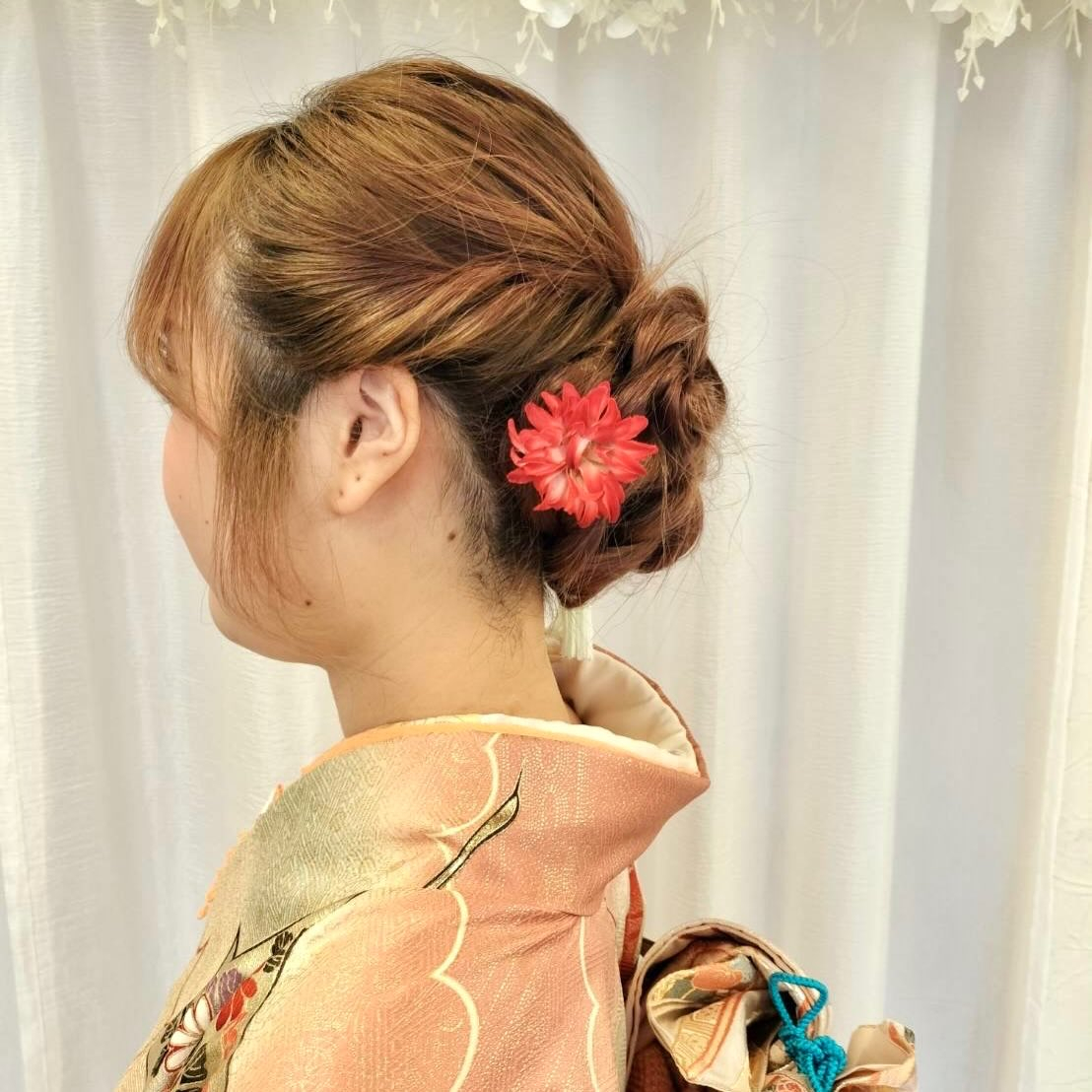 【篠崎】お祝い事のヘアセット＆着付け✨