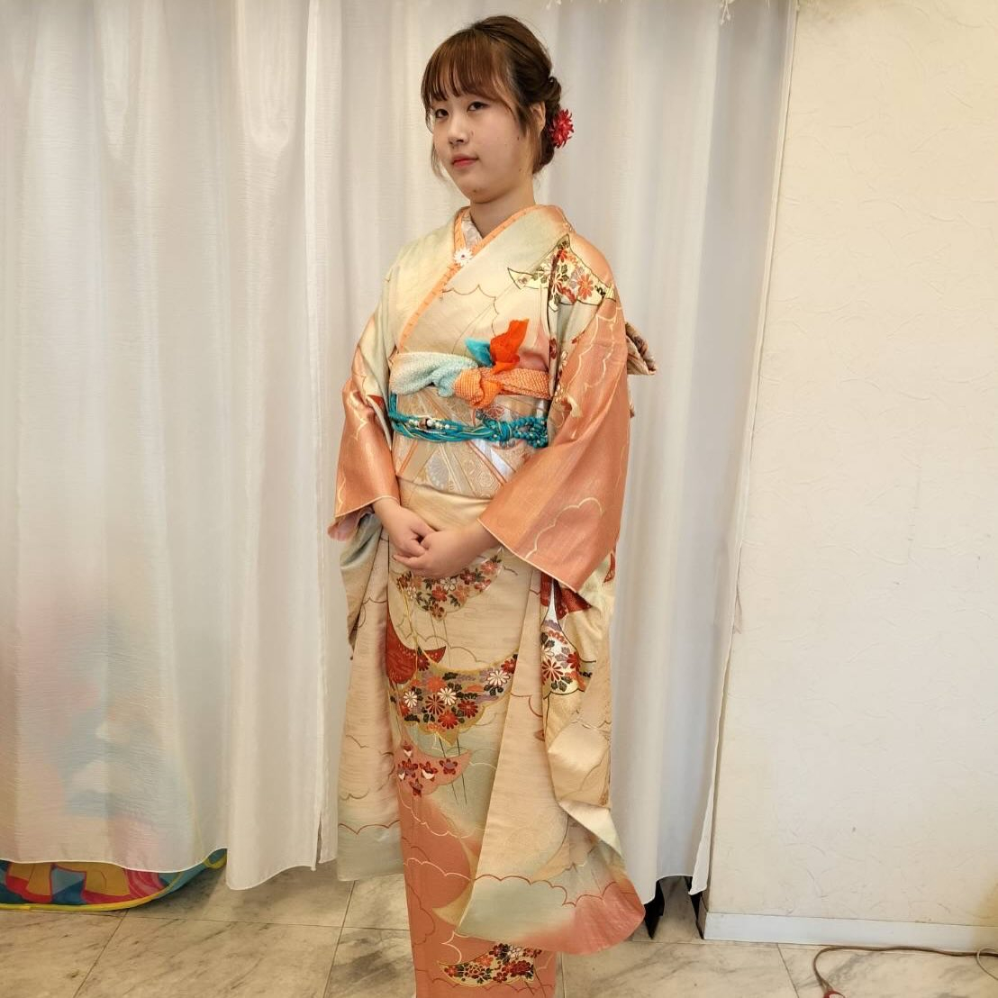 【篠崎】お祝い事のヘアセット＆着付け✨