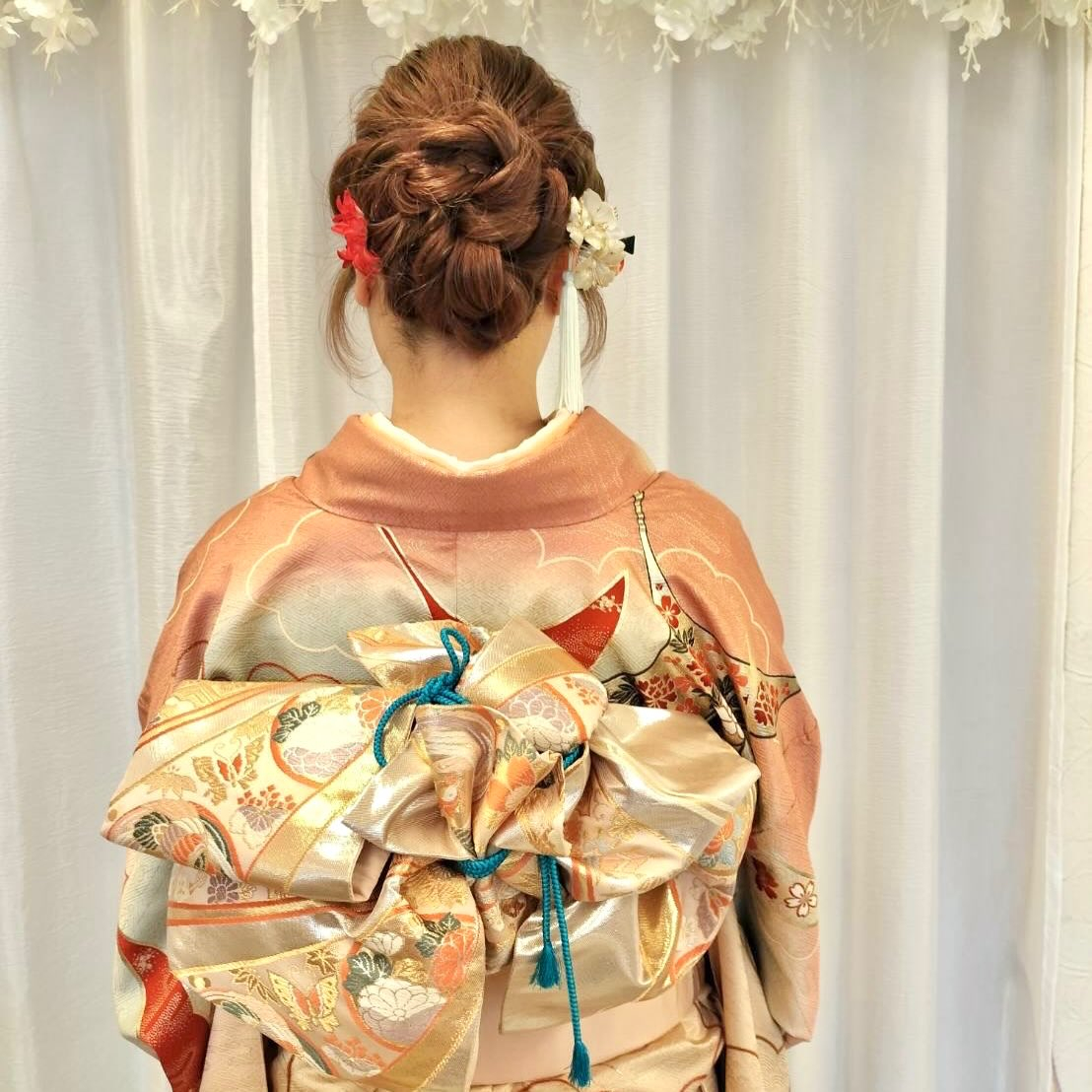 【篠崎】お祝い事のヘアセット＆着付け✨